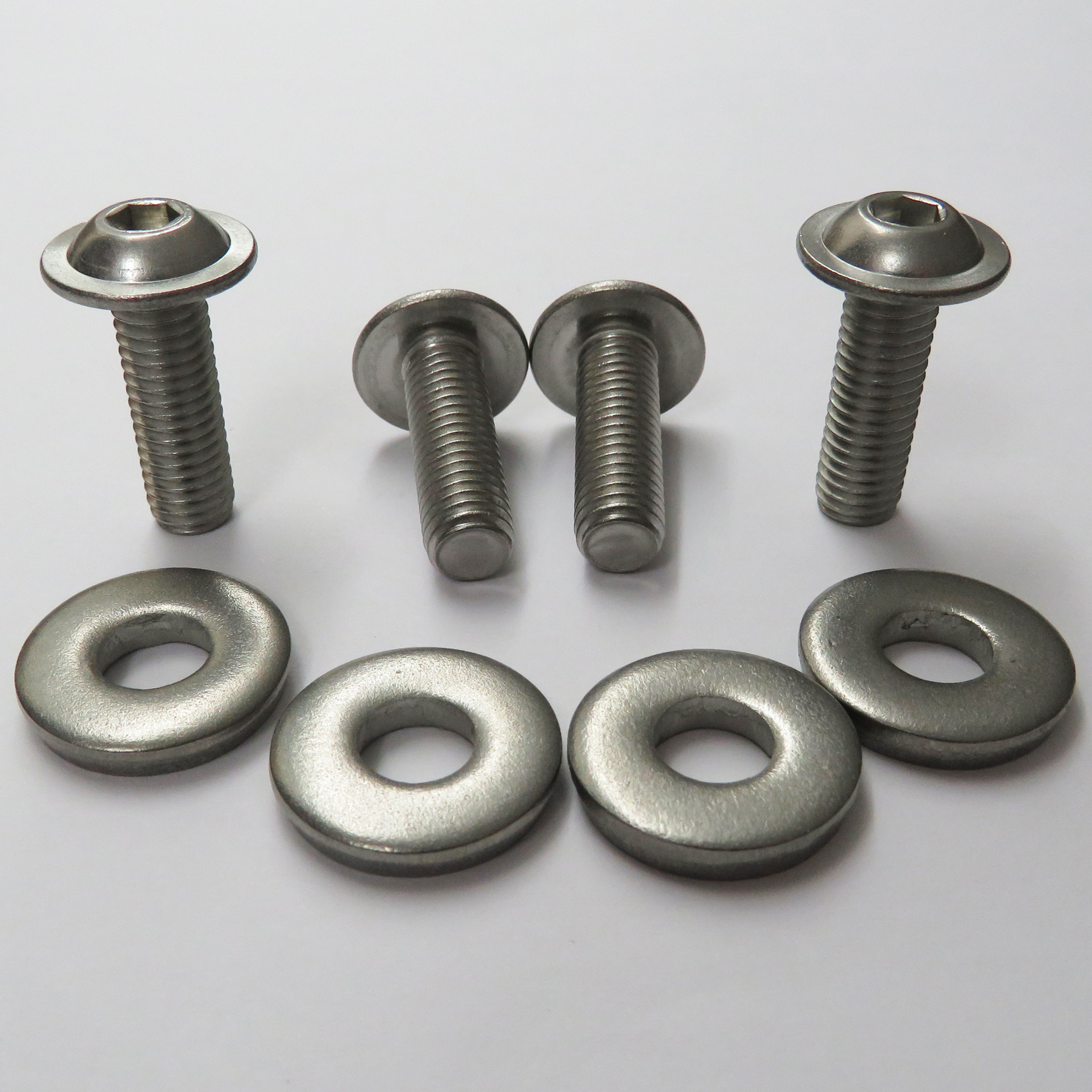 Front Foot Rest Plate Mounting Bolt Kit