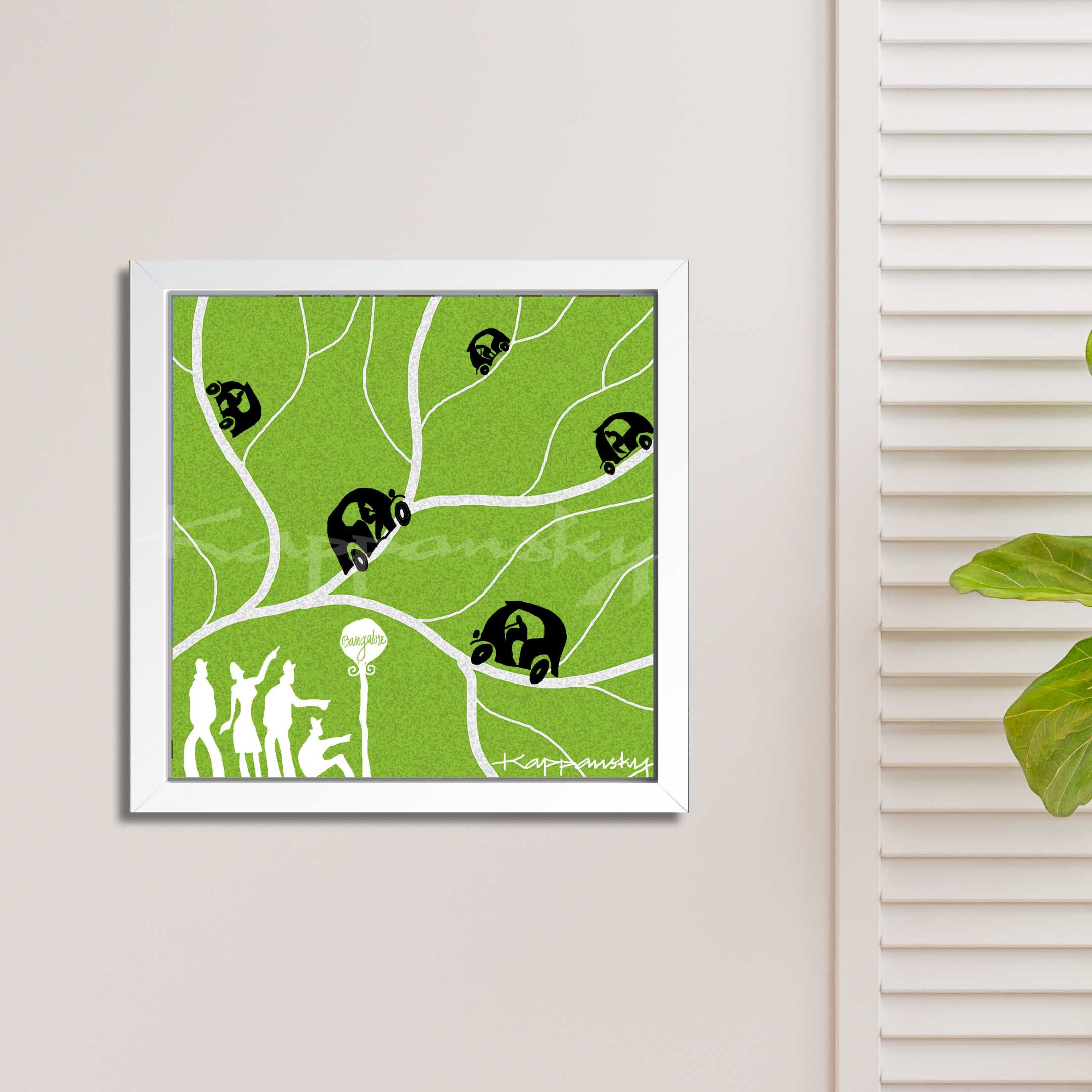 AUTO GREENS 8"x8" Art Frame