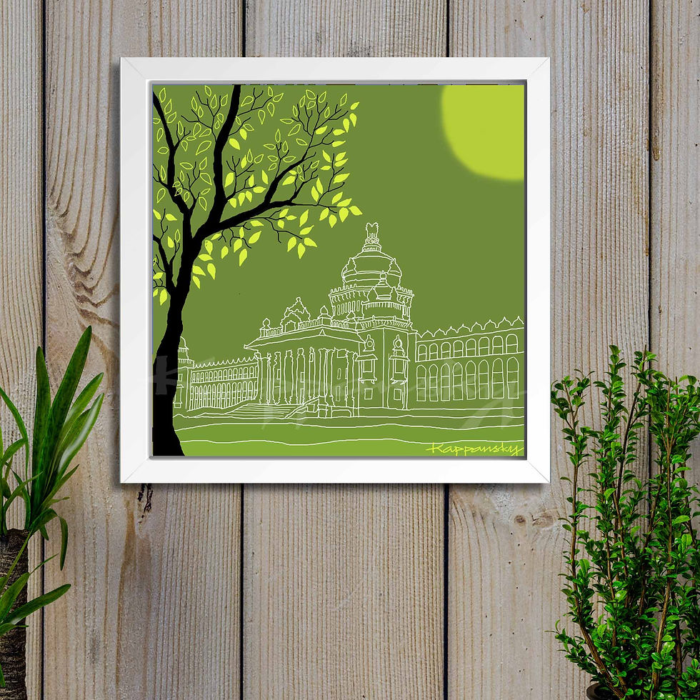 CITY SOUDHA 8"x8" Art Frame