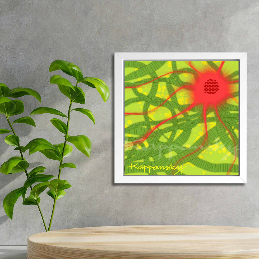 DEVIAN BURST 8"x8" Art Frame