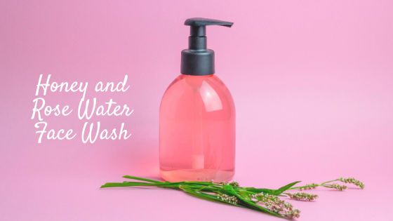 homemade foaming face wash with honey
