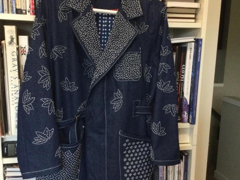 Sienna Maker Jacket meets Sashiko