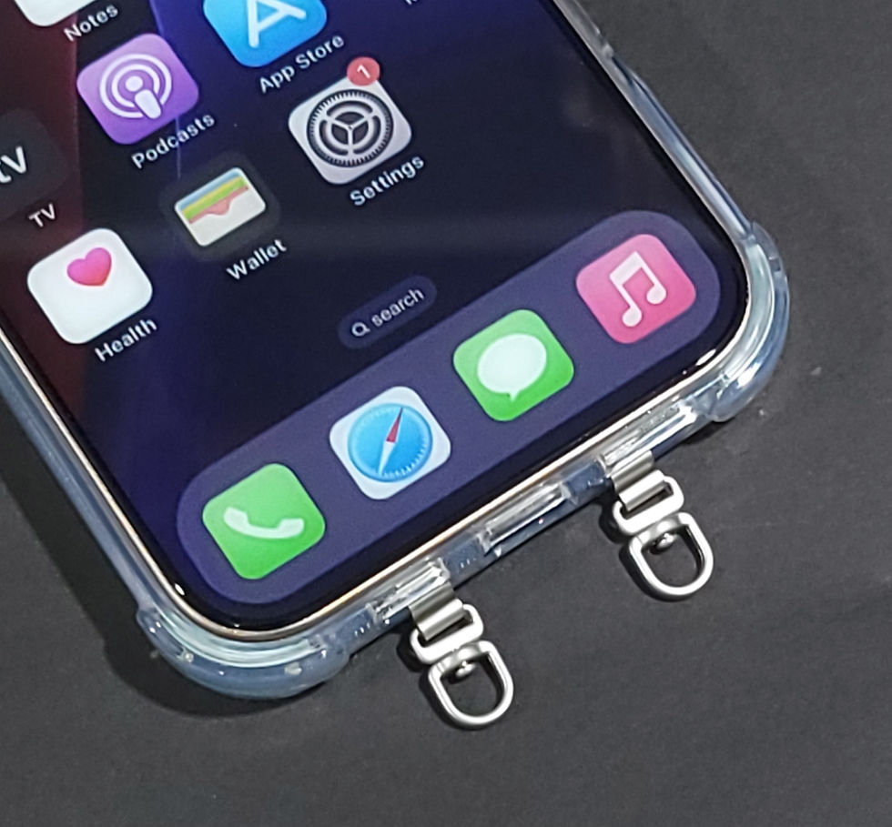 Thumbnail: Mobile phone lanyard gasket + 360-degree double rotating buckle