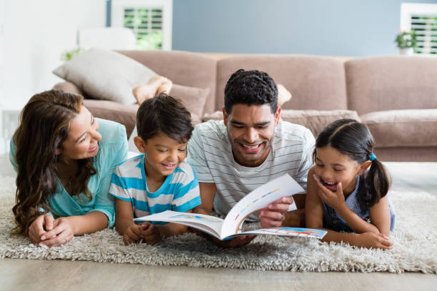 Reading stories together are opportunities to read about the characters'' conflicts/challenges and parents can listen to children's solutions and decison making processes.