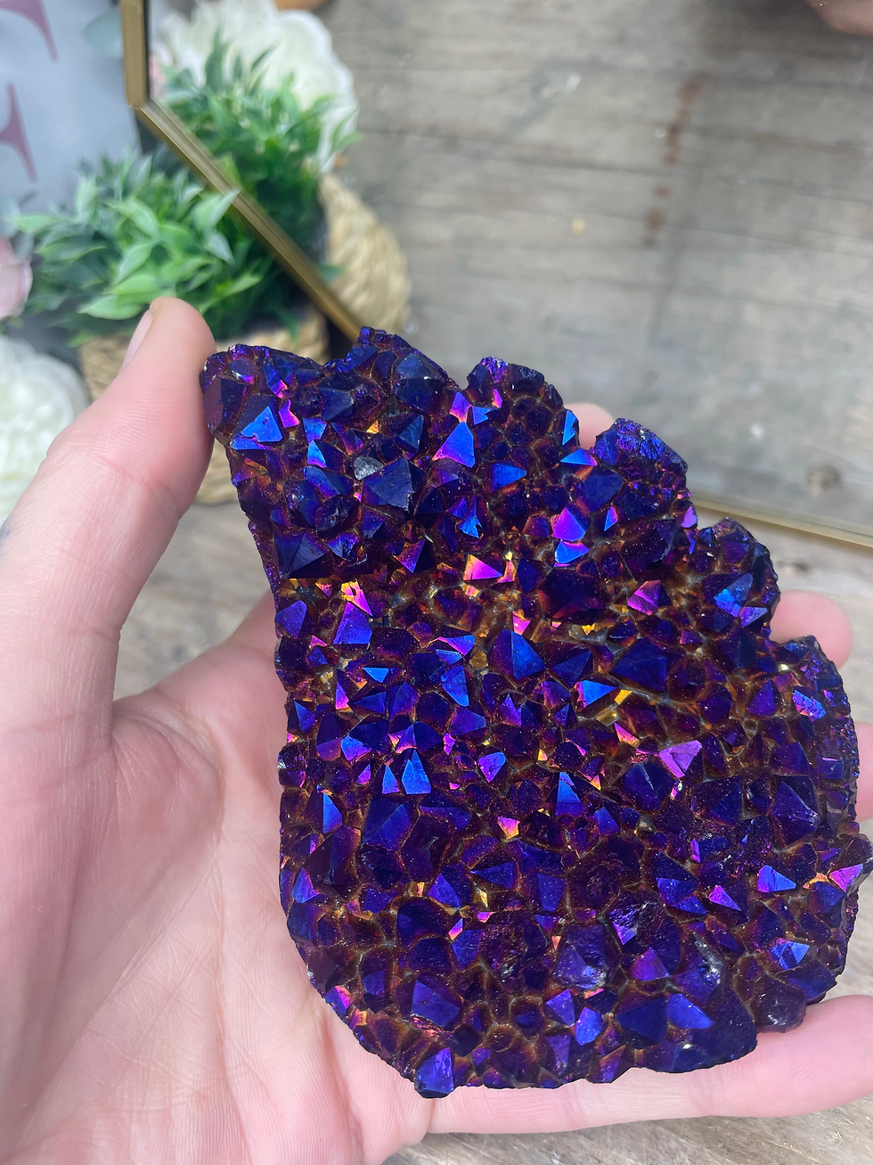 Titanium aura Quartz