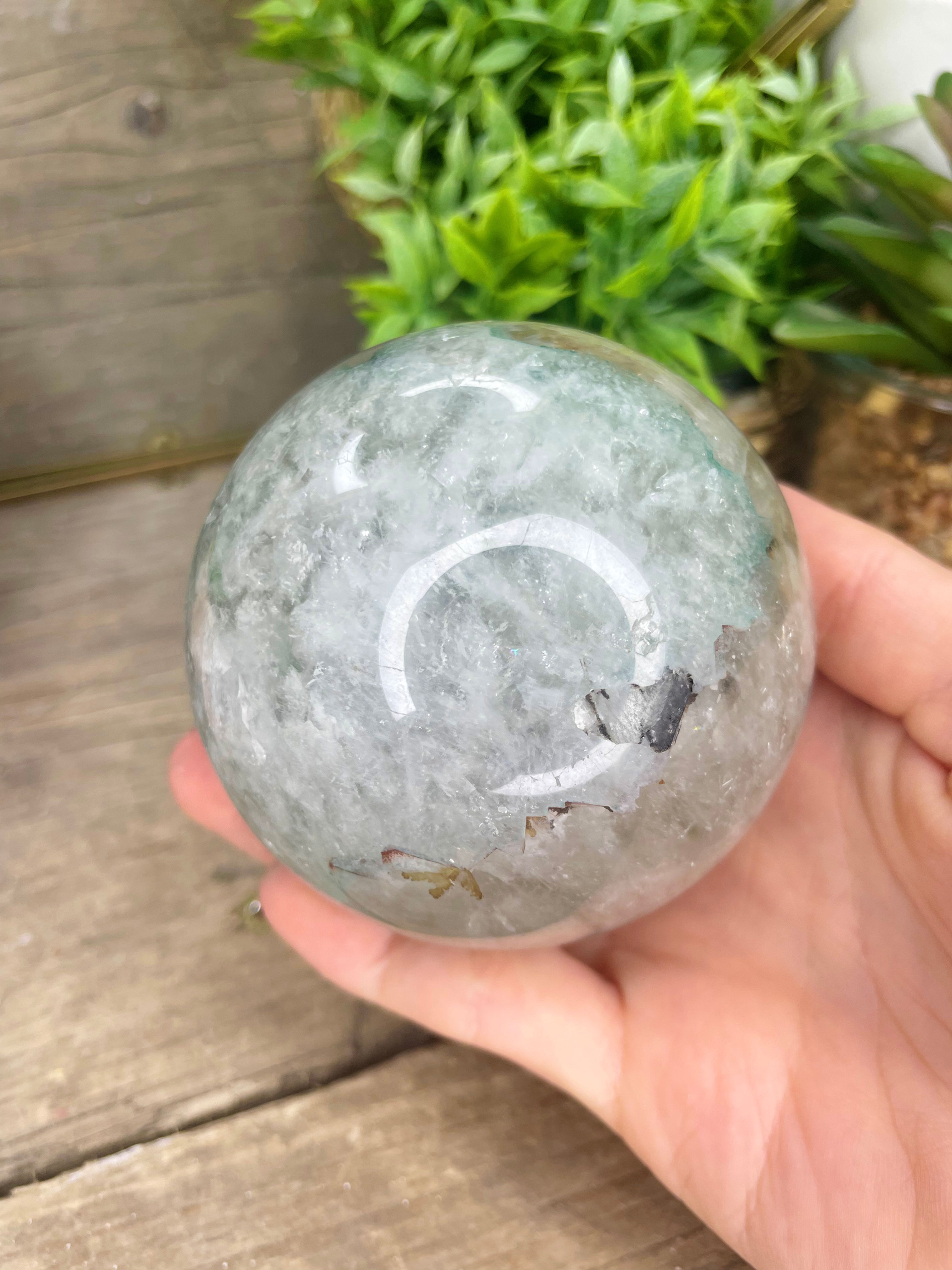 Blossom Agate Sphere