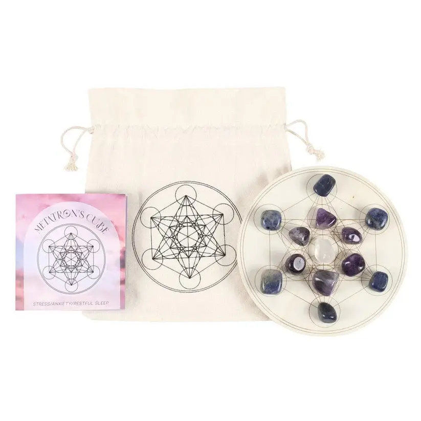 Metatrons Cube Grid set - Stress/ Anxiety/ Restful Sleep