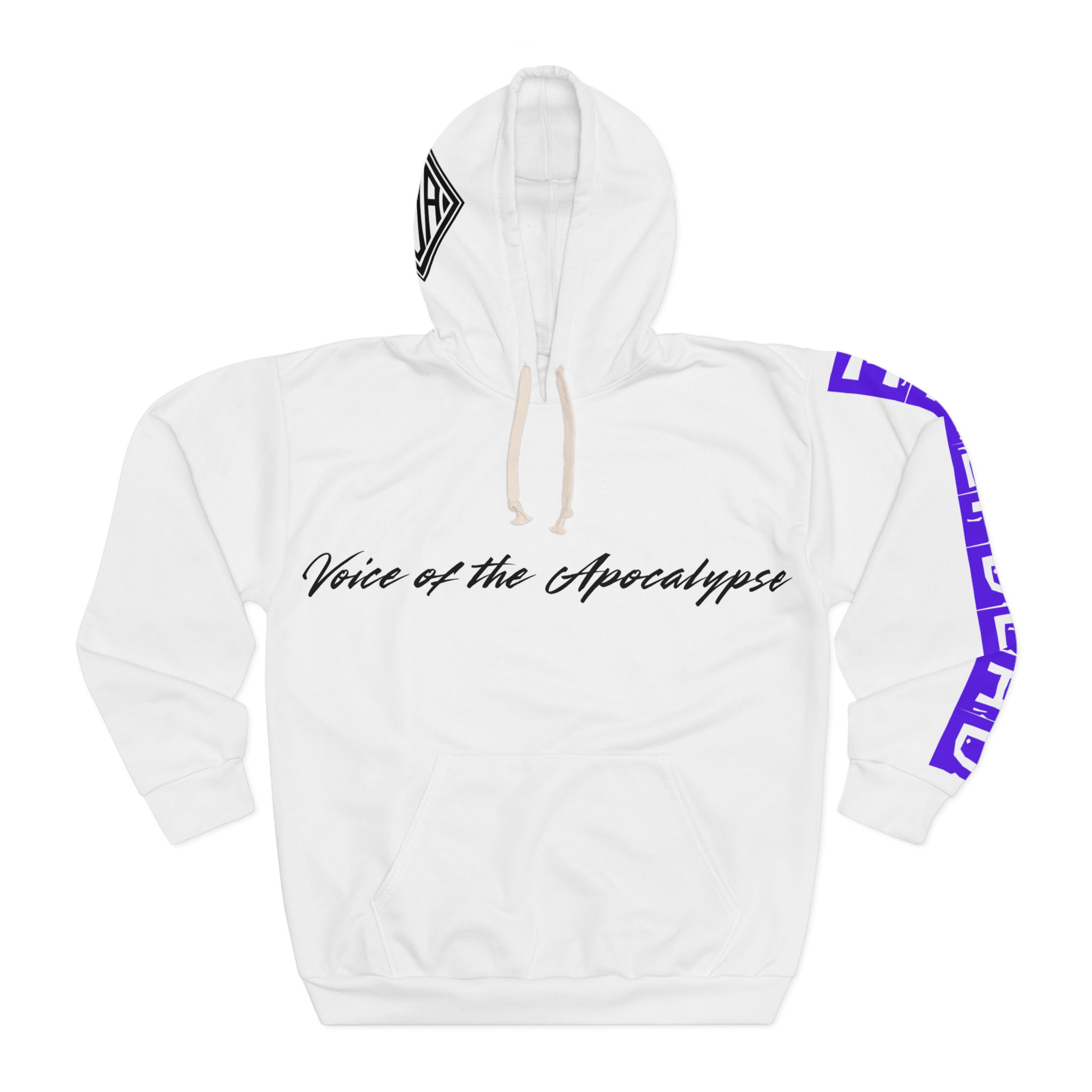 Blue/White Half Dead Box Logo Hoodie