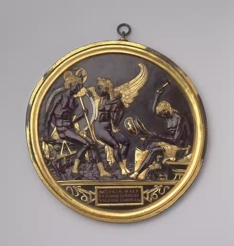 Bronze Rondel, Attributed to Gian Marco Cavalli, ca. 1500