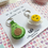 Thumbnail: Egg and Avocado keyring set, keyring gift