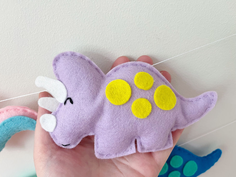 Thumbnail: Cute dino garland