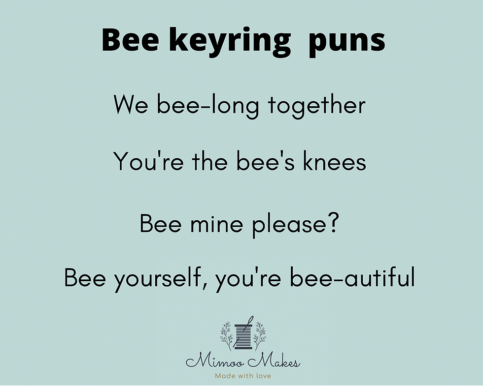 Thumbnail: Bumble bee keyring, keyring gift