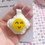 Thumbnail: Egg and Avocado keyring set, keyring gift