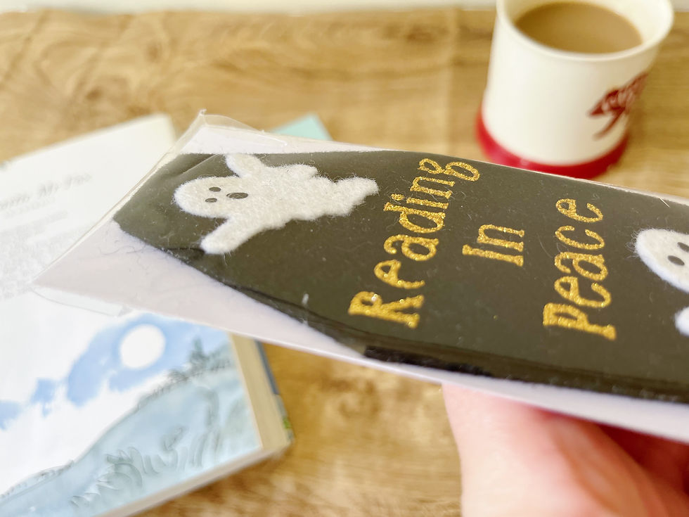 Thumbnail: Ghost themed bookmark