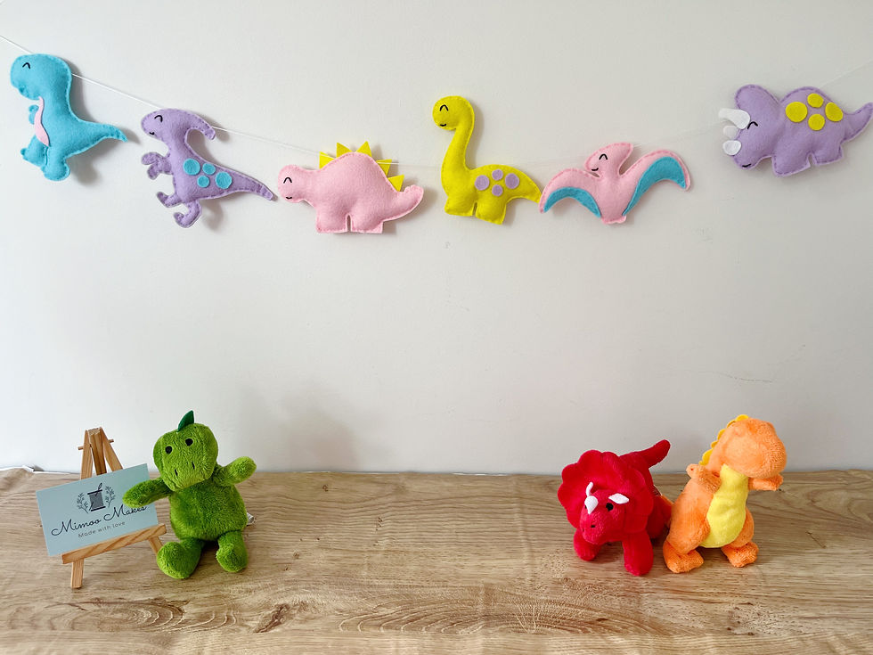 Thumbnail: Cute dino garland