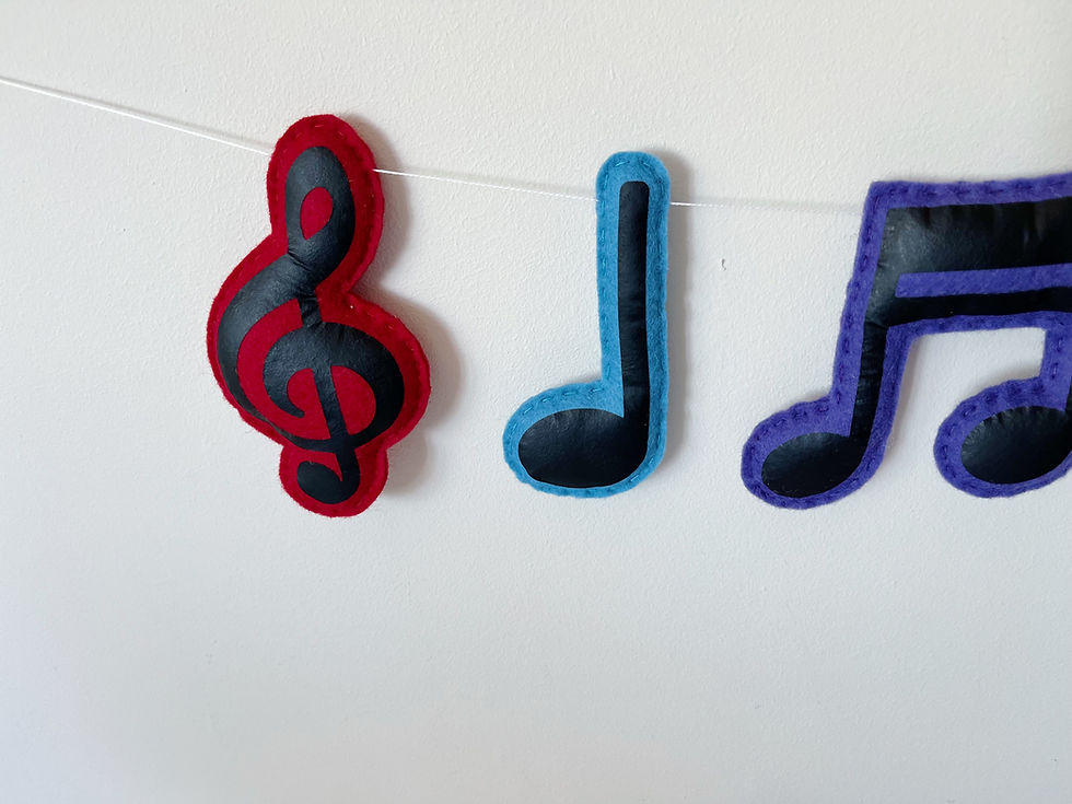 Thumbnail: Music note garland