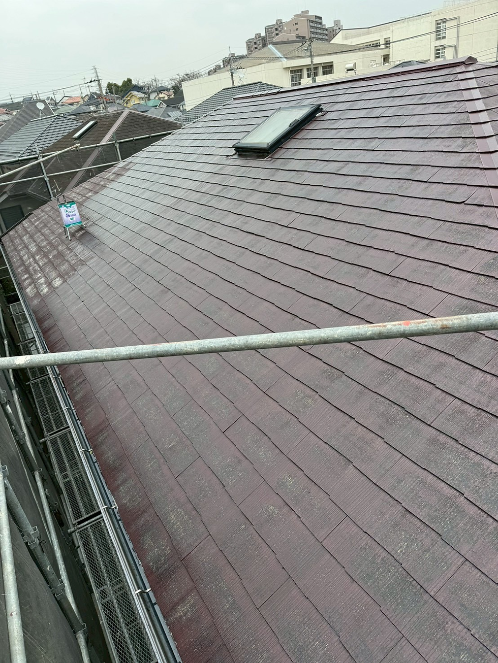 屋根下塗り　日本ペイント1液ベストシーラー