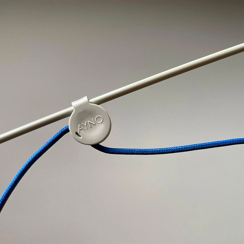 Miniature : Lampe de table Ayno, Gris Soyeux
