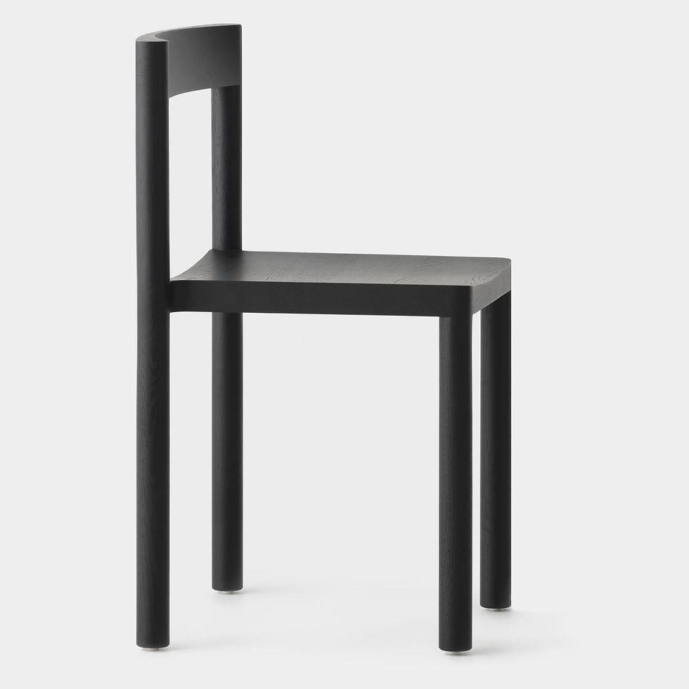 Miniature : Chaise Pier, Chêne Naturel Massif