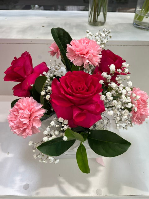 Pink Pop Box Arrangement