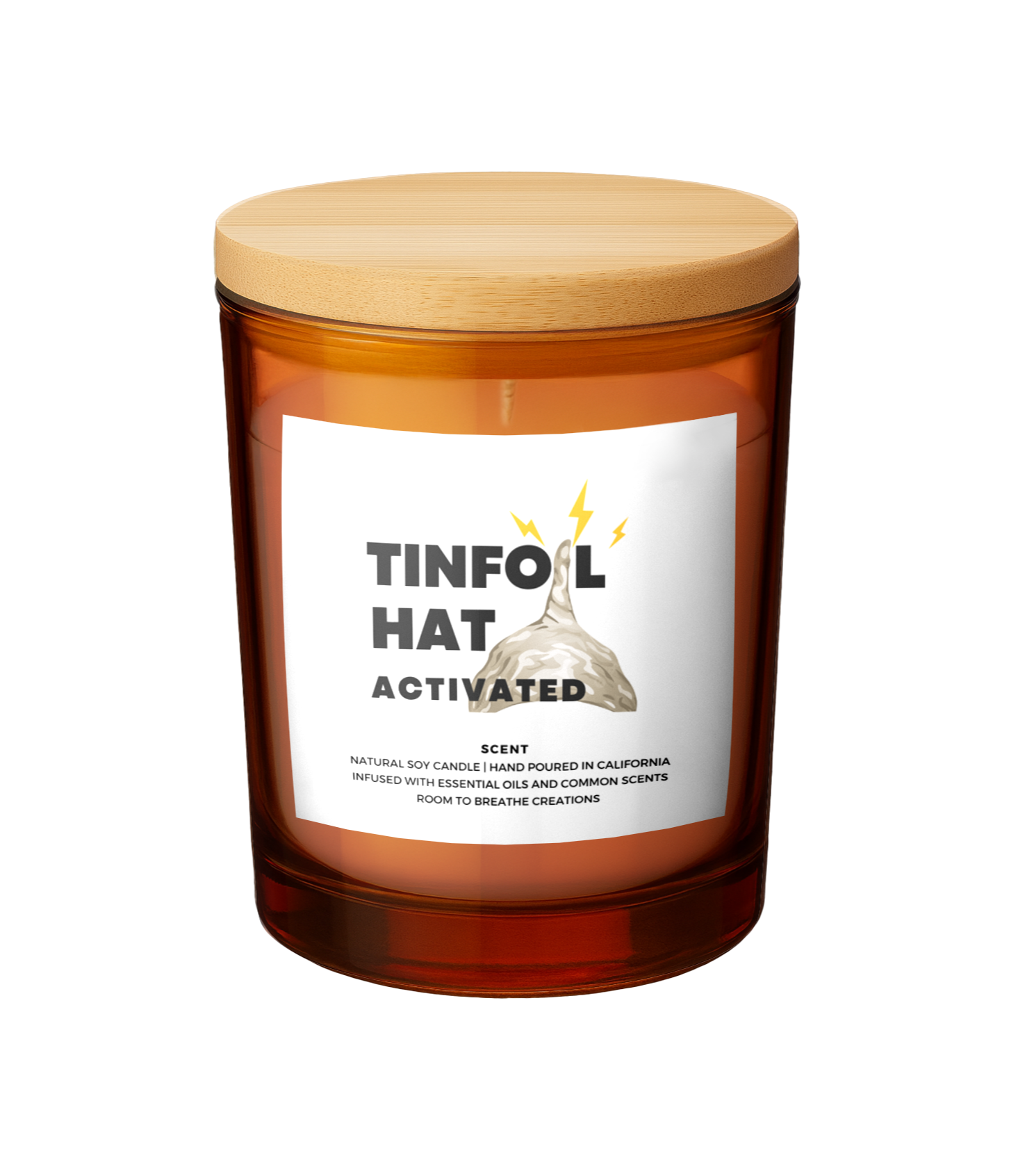 Tinfoil Hat Candle