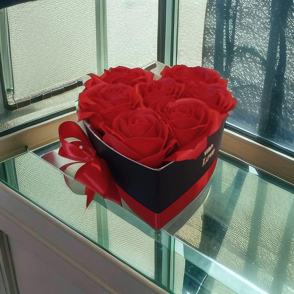 Luxury Soap Roses Gift box