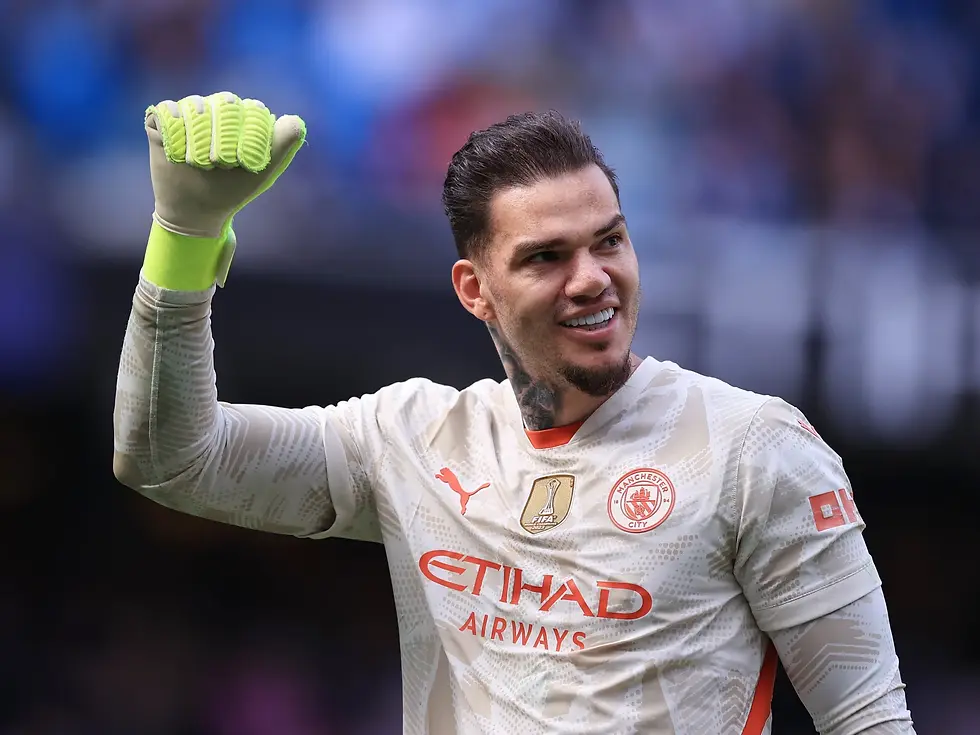 Ederson - the world's best ever ball playing keeper.