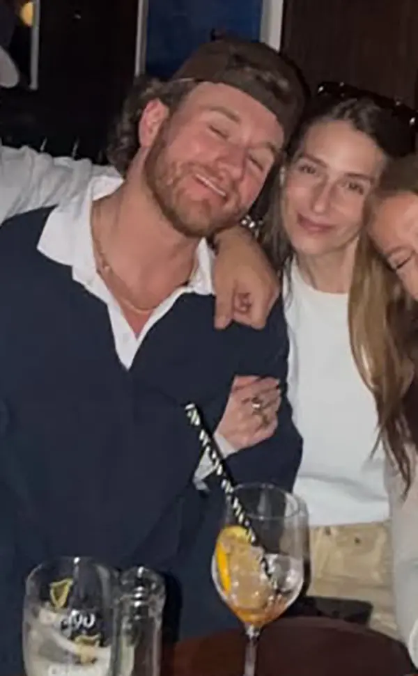 The duo appearing at a bar [via Amanda Batula on Instagram]