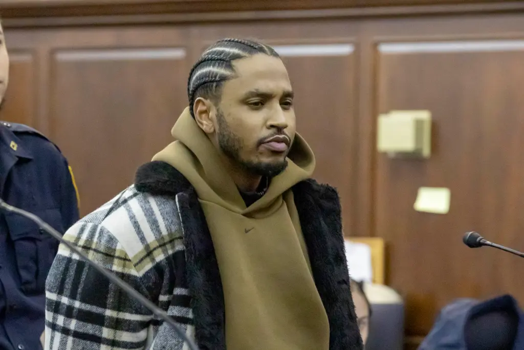 Trey Songz at his arraignment on December 14, 2025 [Courtesy: William Miller]