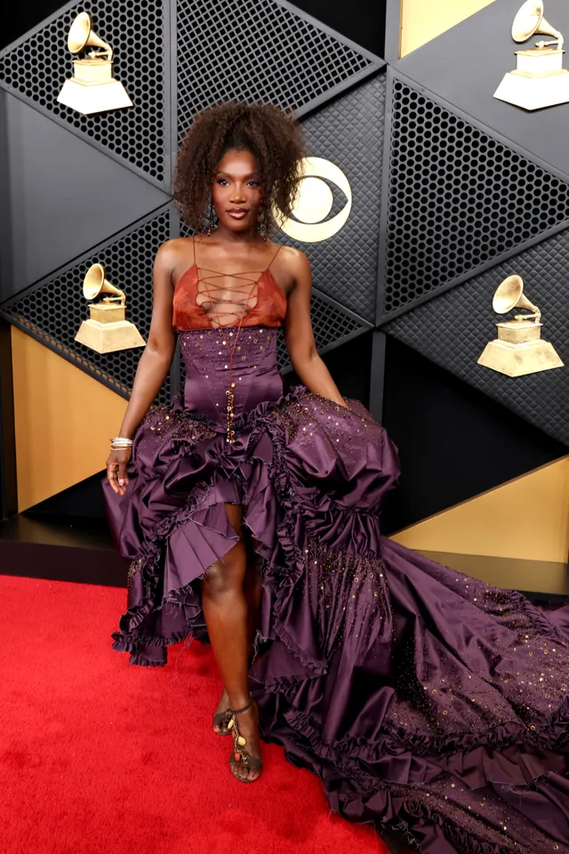 Doechii in a Roberto Cavalli gown (Getty Images)