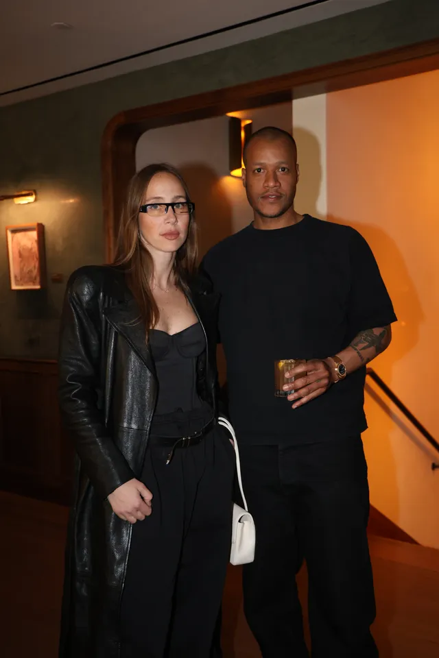 Sabrina Albarello, Heron Preston [Photo Courtesy: Tyler Williams Oyer]