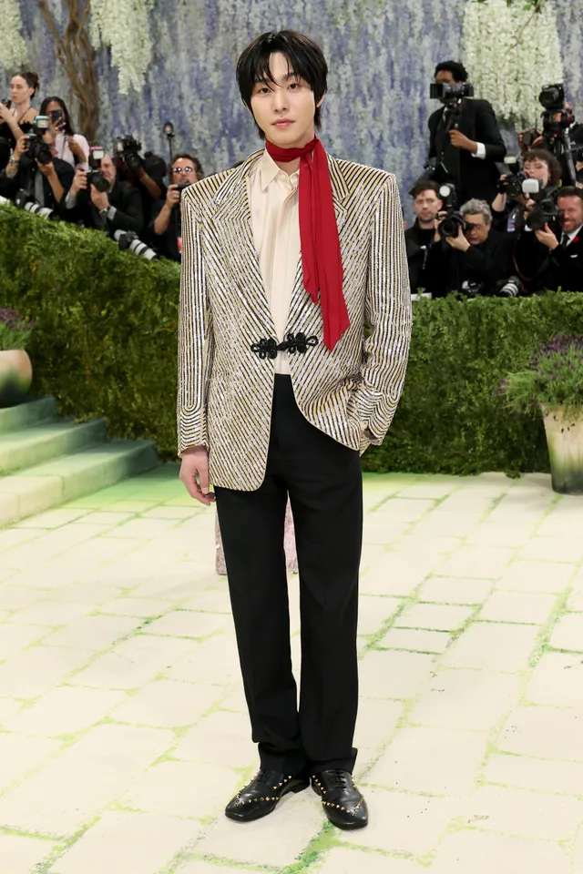 Ahn Hyo-seop in Valentino [Photo Courtesy: Getty Images]