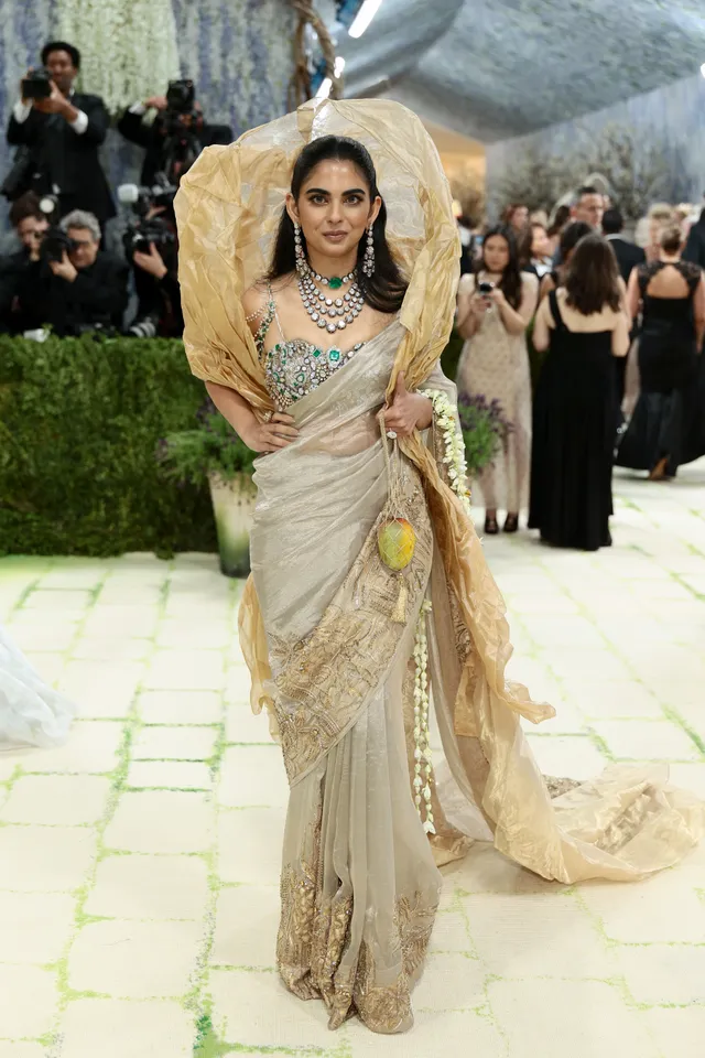 Isha M. AMbani in Gaurav Gupta [Photo Courtesy: Getty Images]