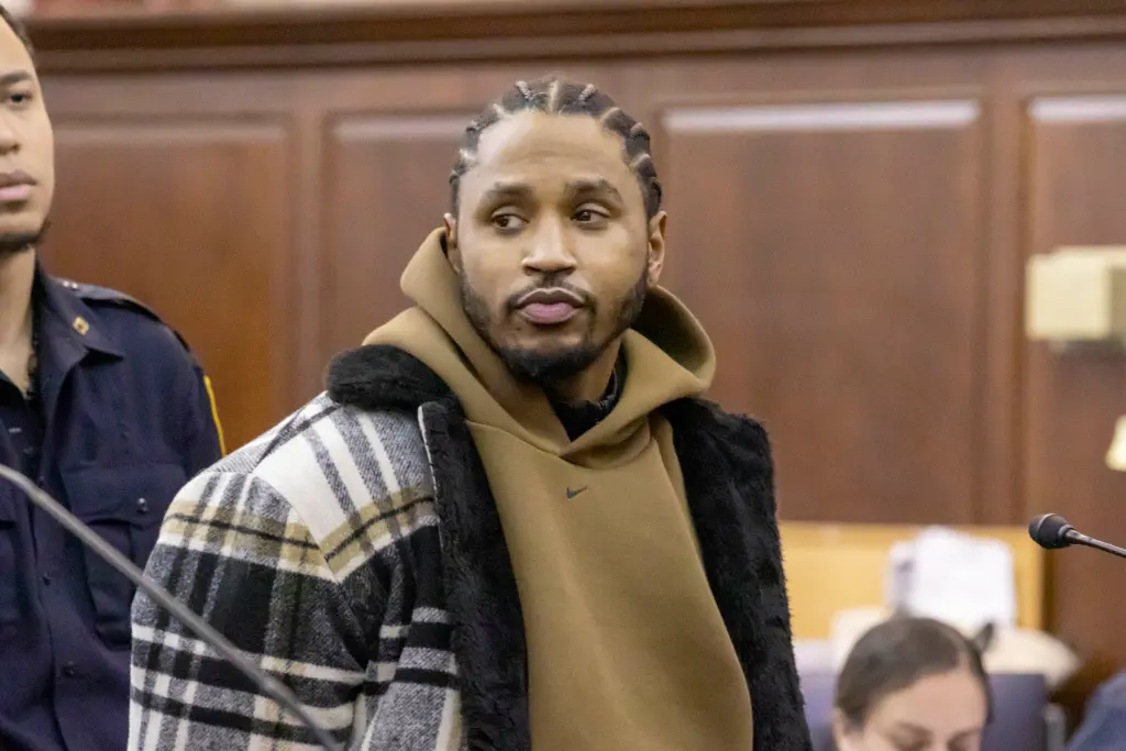 Trey Songz at his arraignment on December 14, 2025 [Courtesy: William Miller]