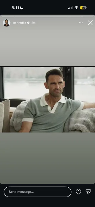 Carl Radke via his Instagram Story