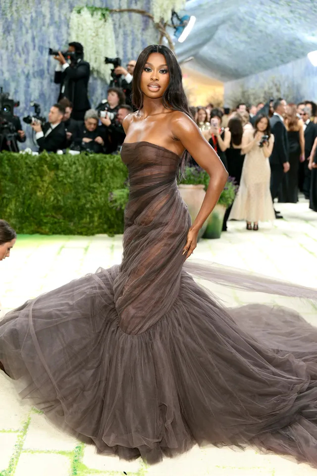 Coco Jones in  Parabal Gurung [Photo Courtesy: Getty Images]