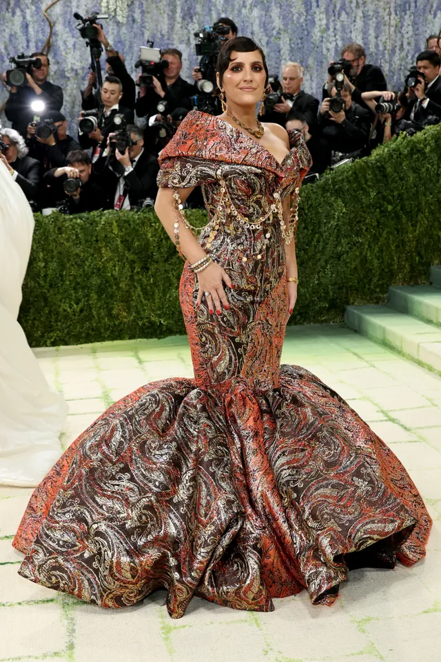 Suleika Jaouad in Chrstian Siriano [
