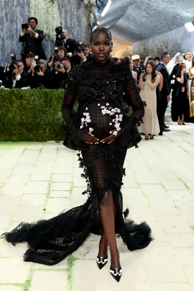 Adut Akech in Thom Browne and Belperron [Photo Courtesy: Getty Images]