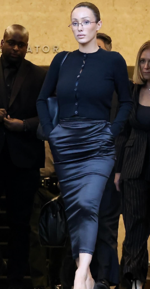 Bianca Censori leaving court in California [Backgrid]