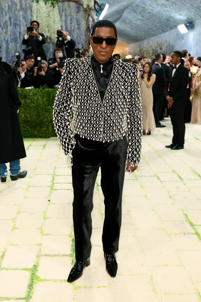 Baby Face in LaQuan Smith [Photo Courtesy: Getty Images]