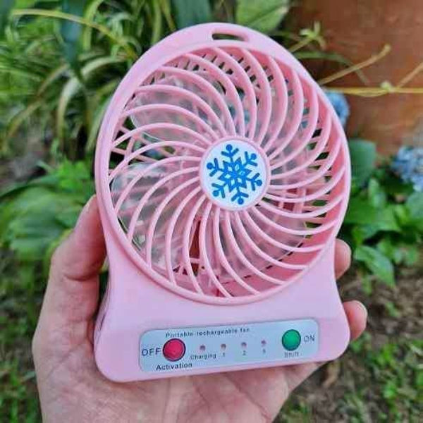 Ventilador Usb Con Bateria Escritorio