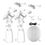 Miniatura: Doble Extractor Leche Materna Electrico