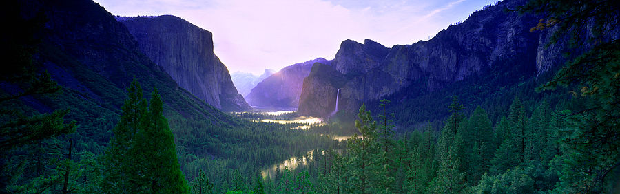 Waterfall, River, Yosemite National Park, California, Sierra Nevada, America