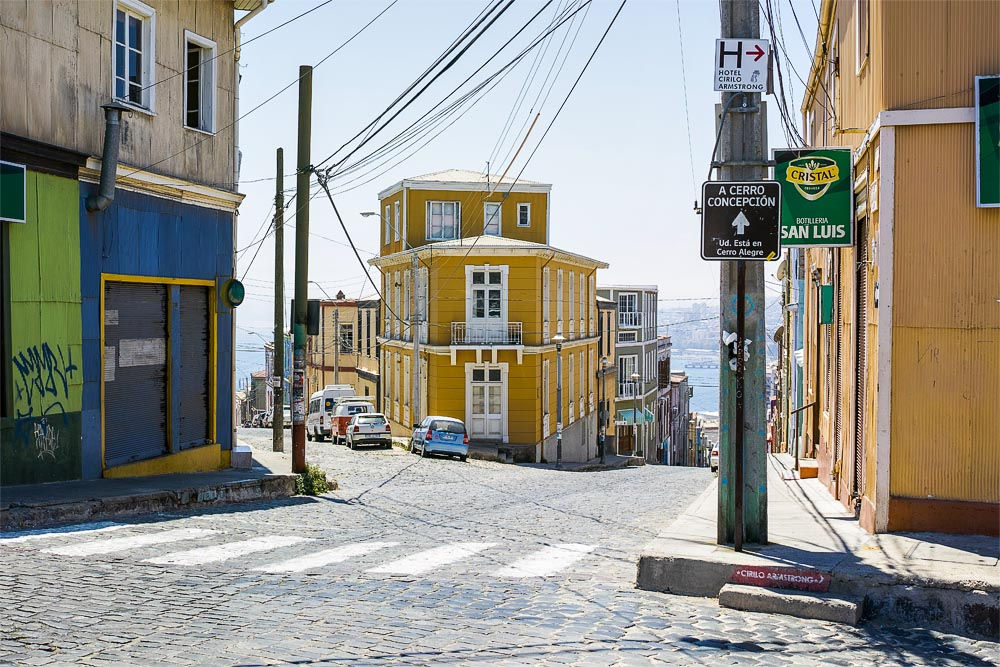 Roads Leading to the Sea, Santiago, Chile, South America