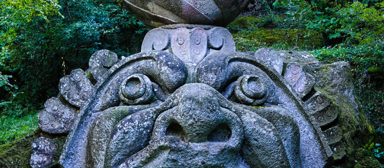 Every thought flies across the Sacro Bosco - Park of the Monsters - Bomarzo, Lazio