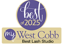 Voted Best Lash Studio in West Cobb