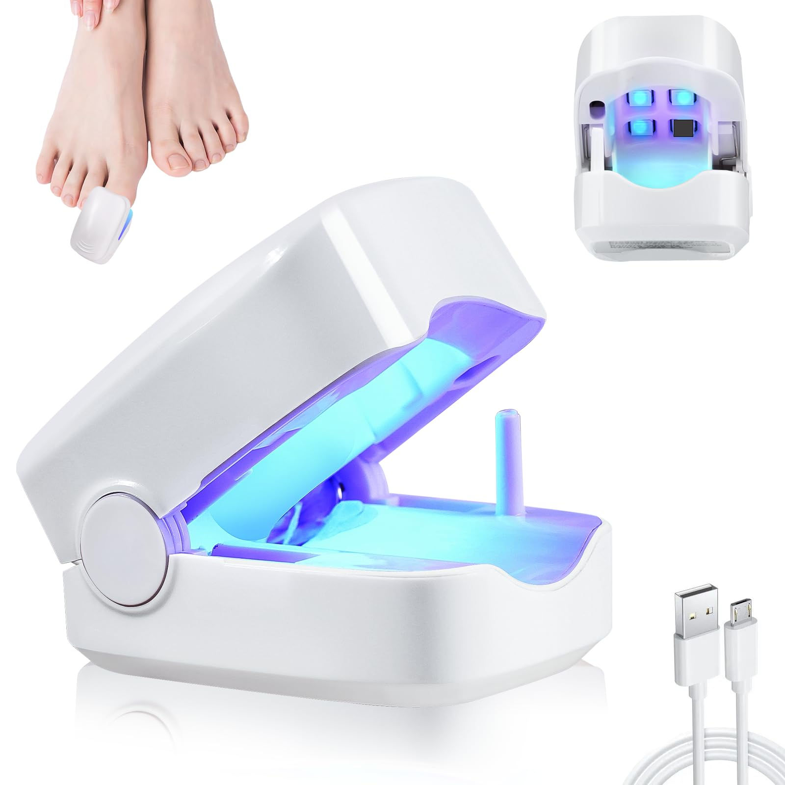 Nail Fungus Laser Treatment LED Light Device-FSA or HSA Eligible Solution for Na