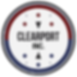 The original logo for Clearport, inspird by the 1963 Pepsi Rolex GMT