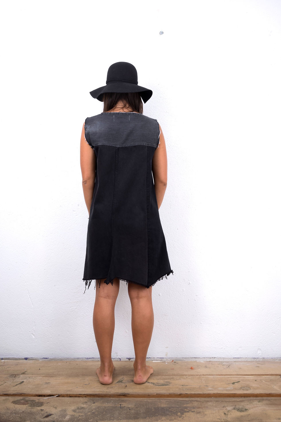 Miniatura: abito-vestito-denim-jeans-vintage