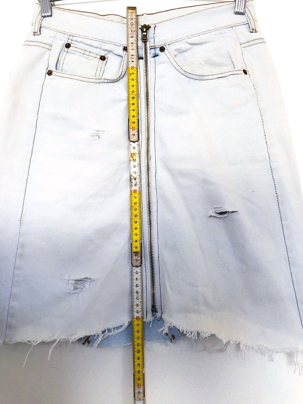 Miniatura: gonna-jeans-denim-zip-levis-vintage